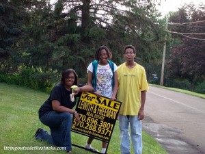 The Kids and the For Sale Sign