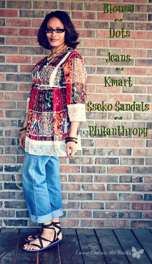 Floral Peasant Shirt Jeans and Sseko Sandals {Living Outside the Stacks} Floral Peasant Shirt Jeans and Sseko Sandals {Living Outside the Stacks}