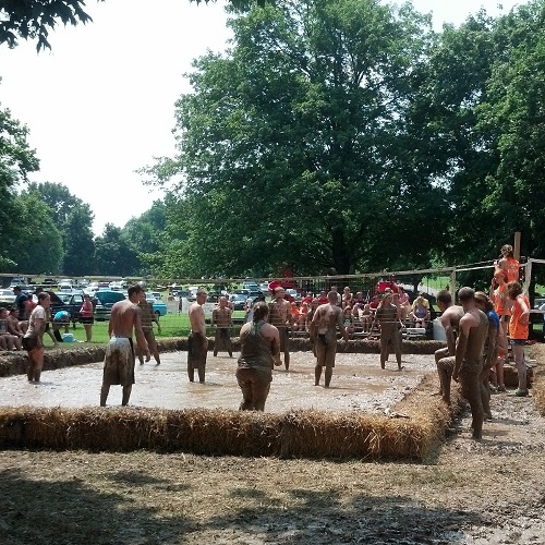 Mud Volley Ball {Living Outside the Stacks}