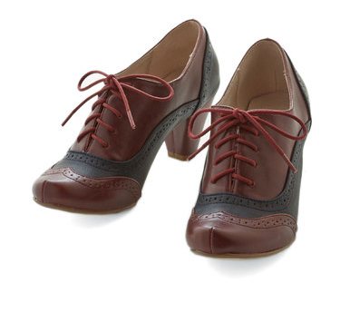 Cause for Collaboration Heel in Burgundy {Modcloth}