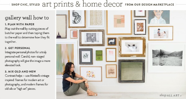 Shop Chic Styled Art Prints and Home Decor {Minted}