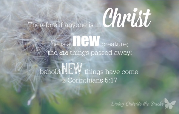 Behold Old Things Become New {Living Outside the Stacks} #Bible #Faith