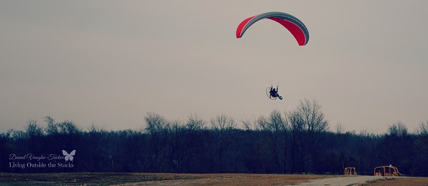 Paraglider with Motor {Living Outside the Stacks} #OurProject52