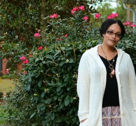 Dress as a Skirt with Cardigan {living outside the stacks}