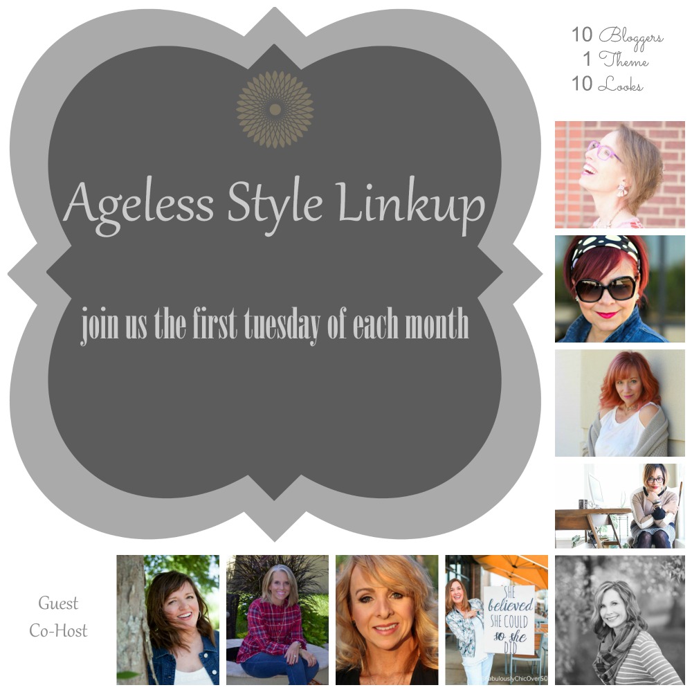 Ageless Style Linkup Badge #AgelessStyleLinkup #FashionBlogger #FashionOverForty