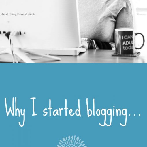 Why I started blogging and how you can help me to do better {living outside the stacks}