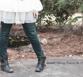 Aztec Print Blouse Jeggings and Boots {living outside the stacks}