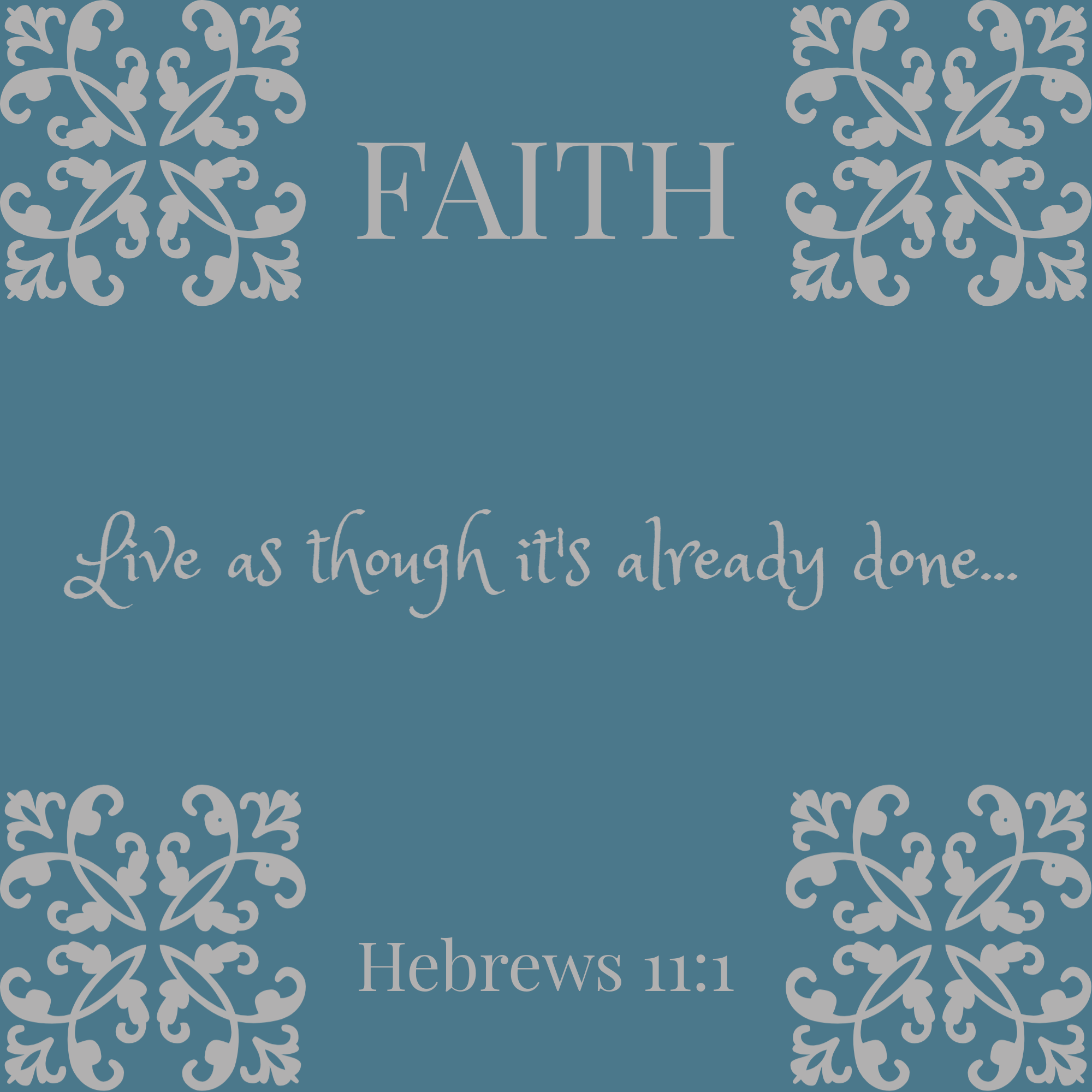 Faith {living outside the stacks}