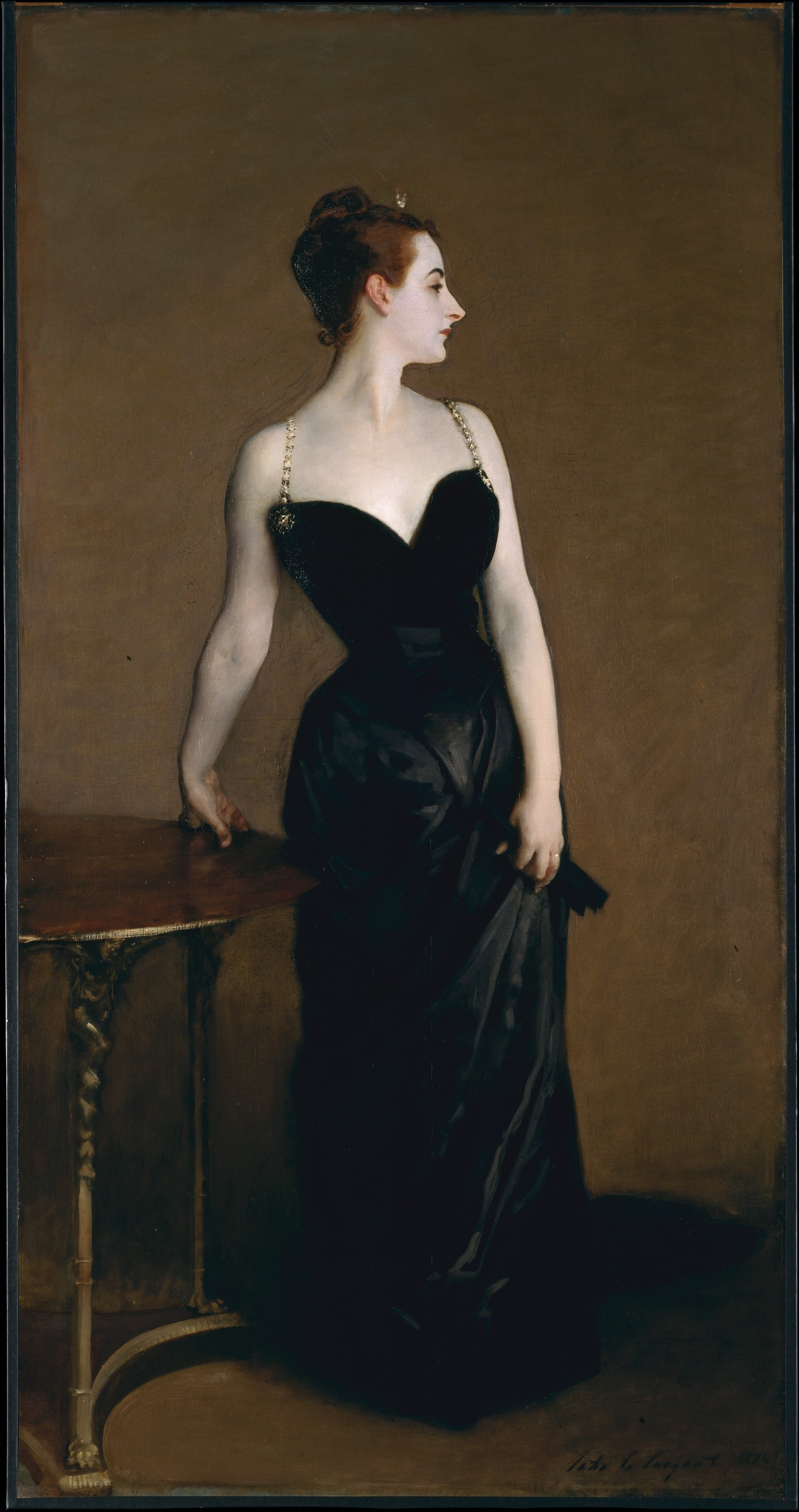 Madam X by John Singer Sargent {Image from The Met Public Access}