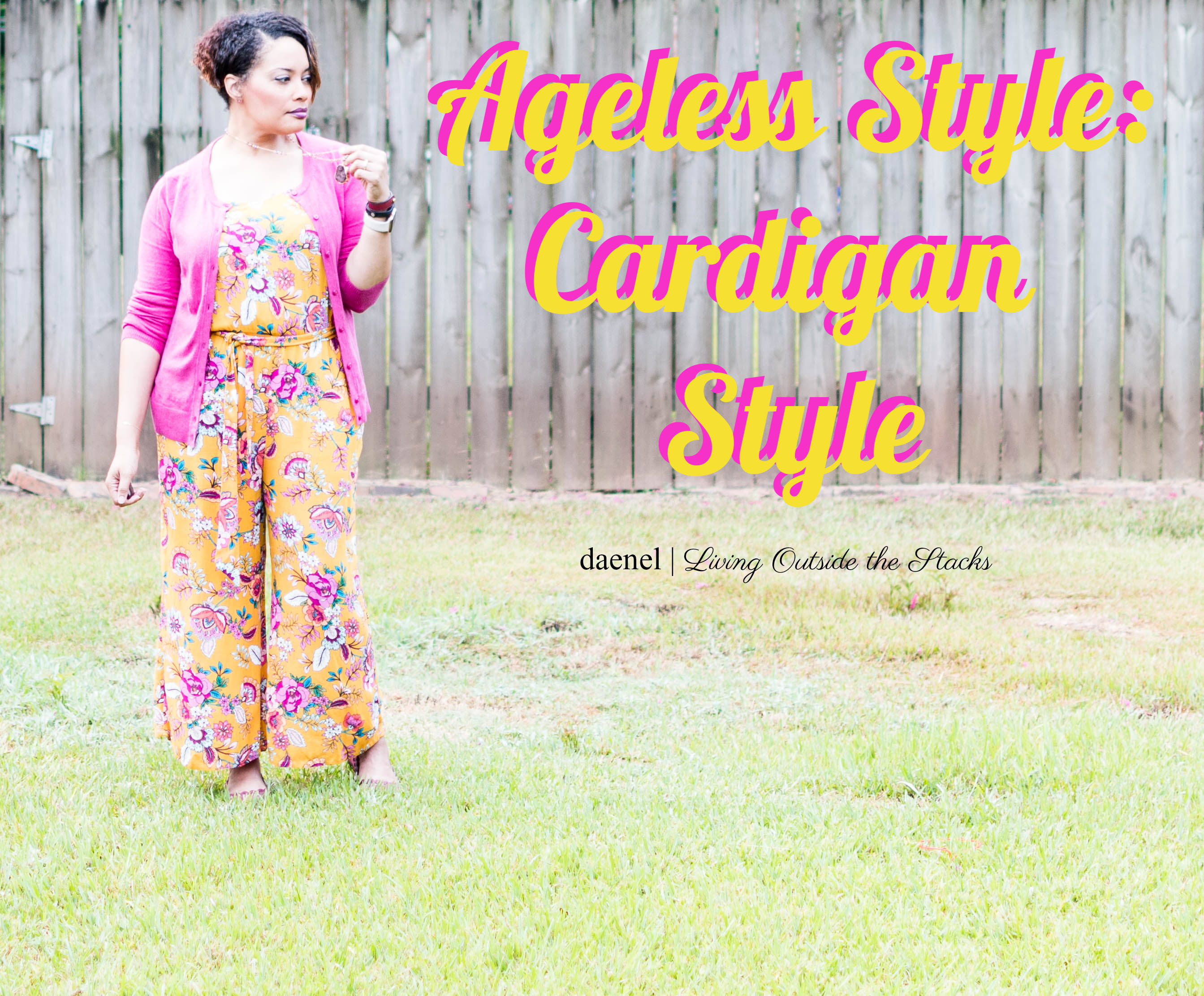 Ageless Style Linkup {living outside the stacks} Cardigan Style