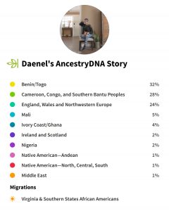 AncestryDNA - Daenel Vaughn-Tucker 