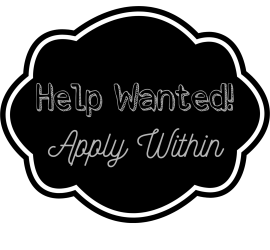 Help Wanted {living outside the stacks} Style Imitating Art