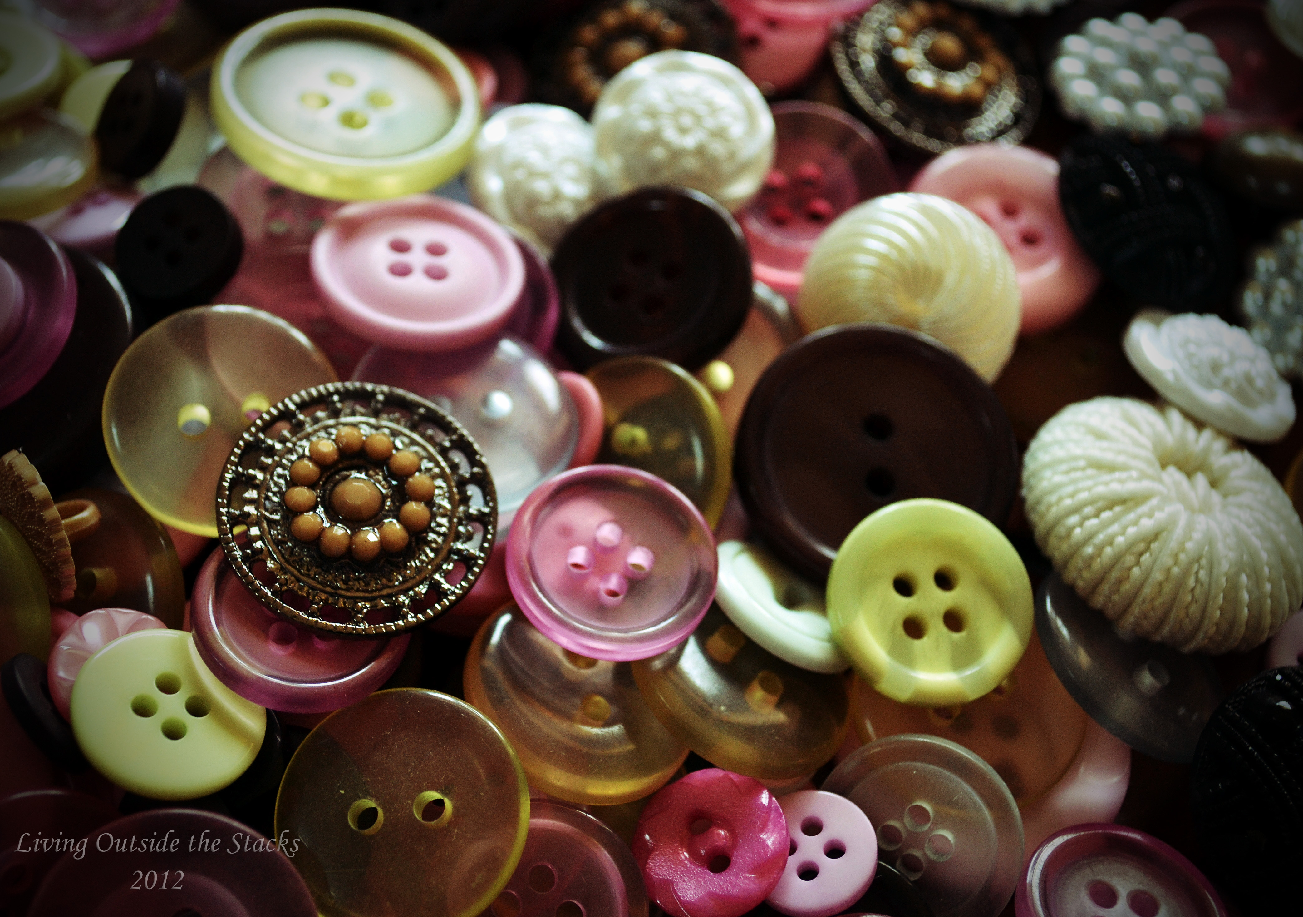 Buttons {living outside the stacks}