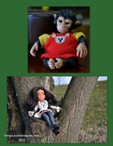 Monkey and Jasmin Collage