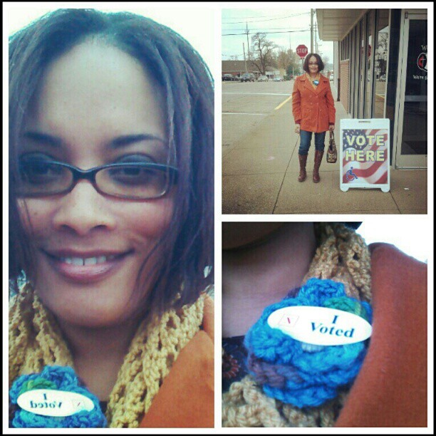 What I Wore to Vote {Living Outside the Stacks}