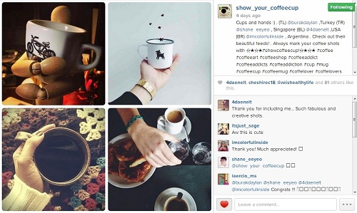 Show Your Coffee Cup {Instagram}
