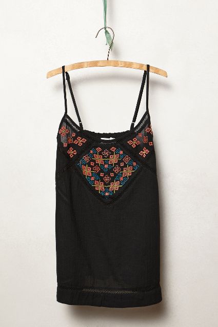 Cosmism Embroidred Tank Anthropologie - Transitional Style Wish List {Living Outside the Stacks}