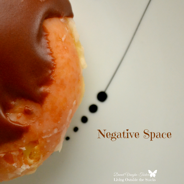 Negative Space Boston Creme Donut {Living Outside the Stacks}