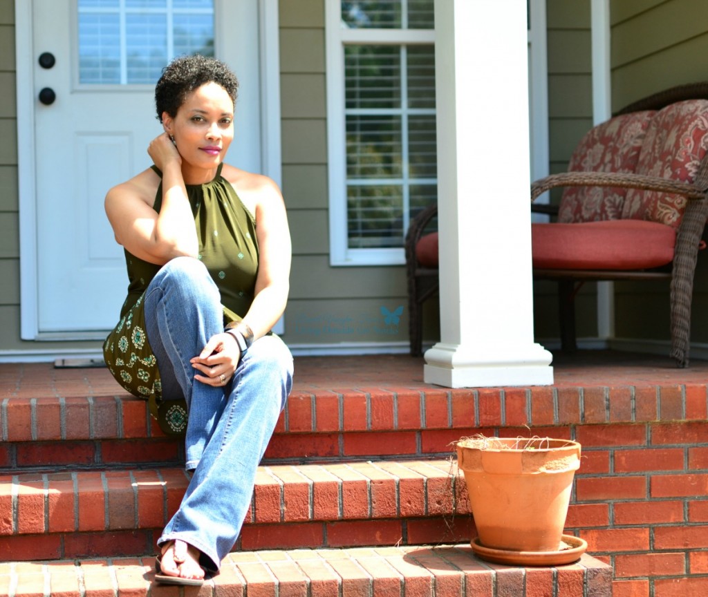 Dress Over Jeans with Sseko Sandals {living outside the stacks}