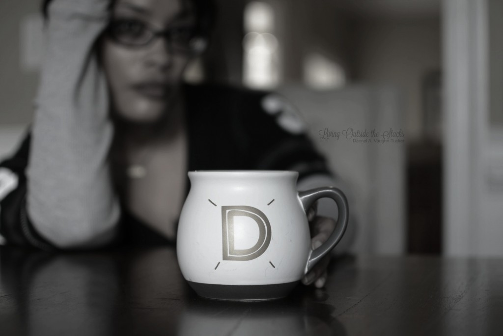 Monochrome Monday Coffee Cup {living outside the stacks}