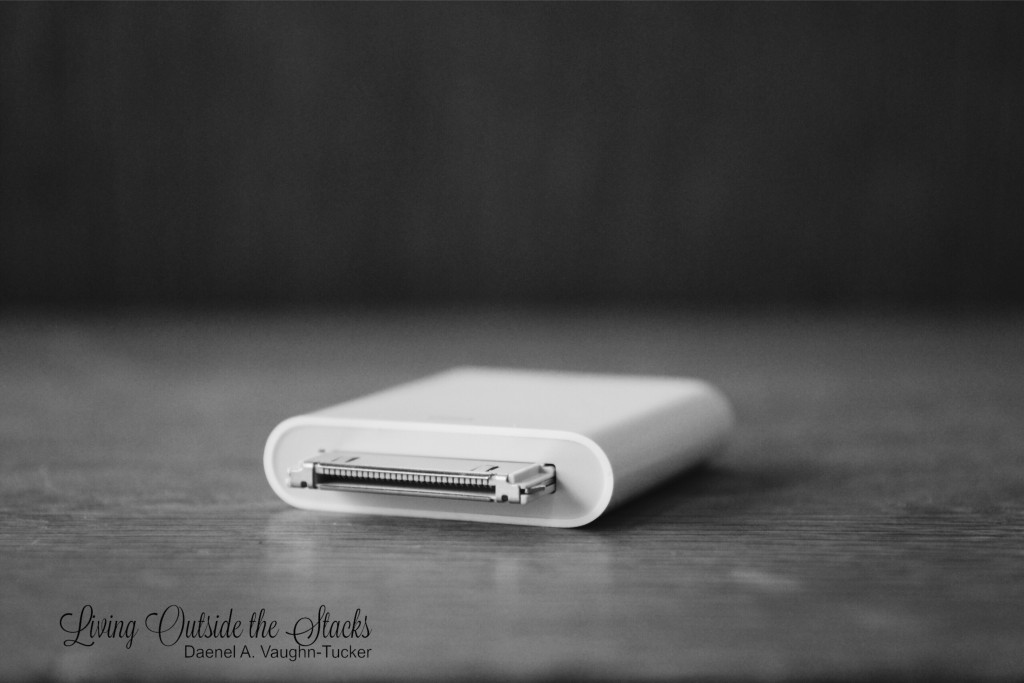 Monochrome Monday iPad Adapter {living outside the stacks}