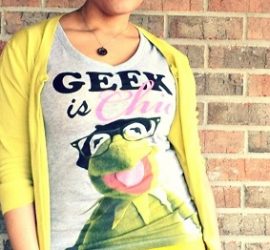 Geek is Chic Tee Shirt {living outside the stacks}