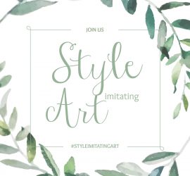 Style Imitating Art Invitation {living outside the stacks}