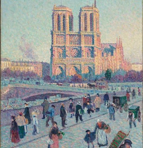 Le Quai Saint Michel Et Notre Dame by Maximilien Luce