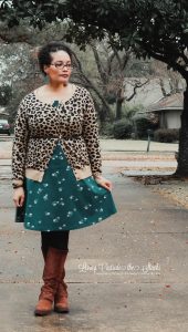 Leopard Print Cardi Floral Dress {living outside the stacks}