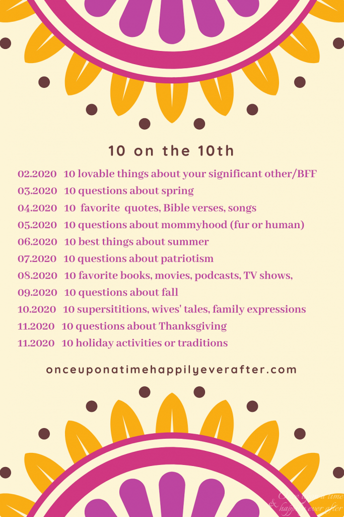 10 on the 10th prompts