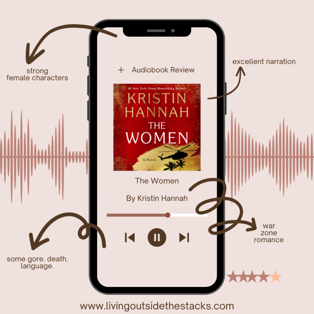 The Women Audiobook Review Facebook 2 {living outside the stacks} Follow @DaenelT on Instagram
