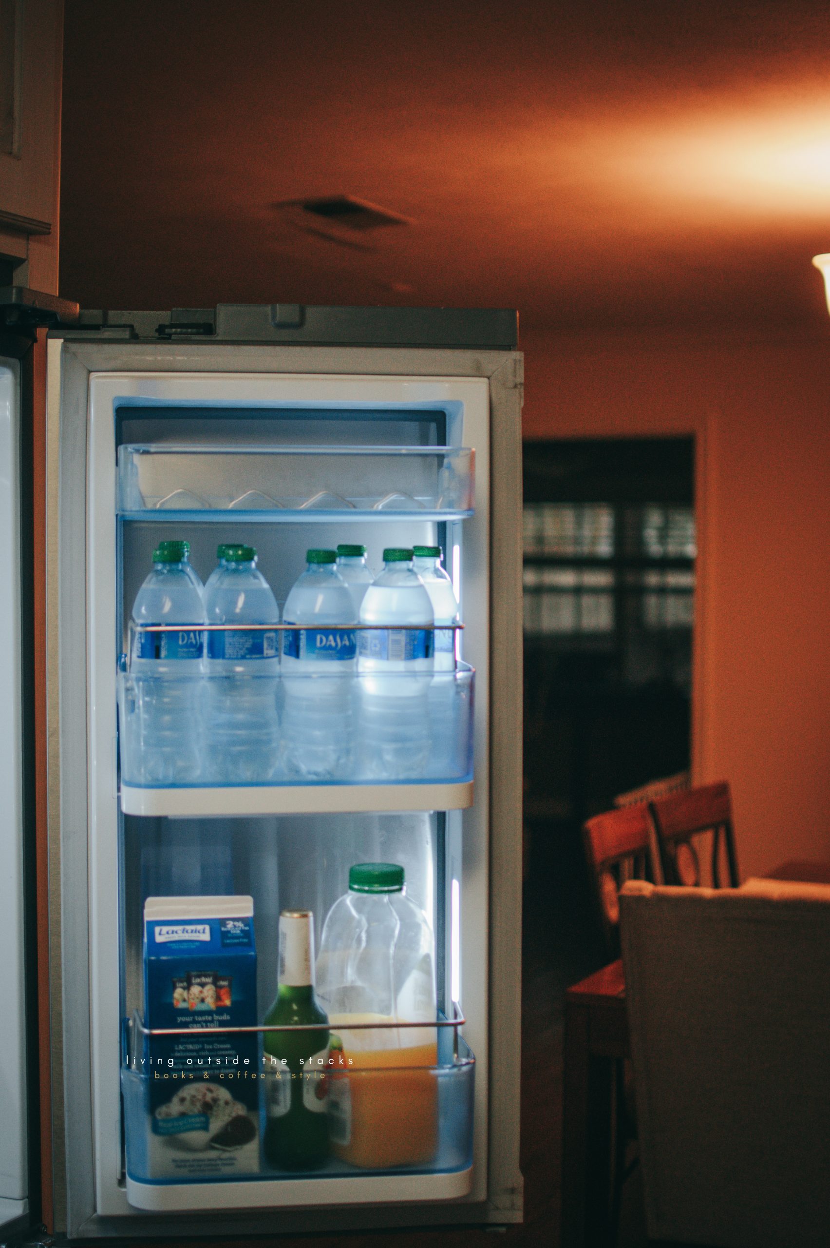  Where Bloggers Live {living outside the stacks} #RefrigeratorOrganization Follow @DaenelT on Instagram