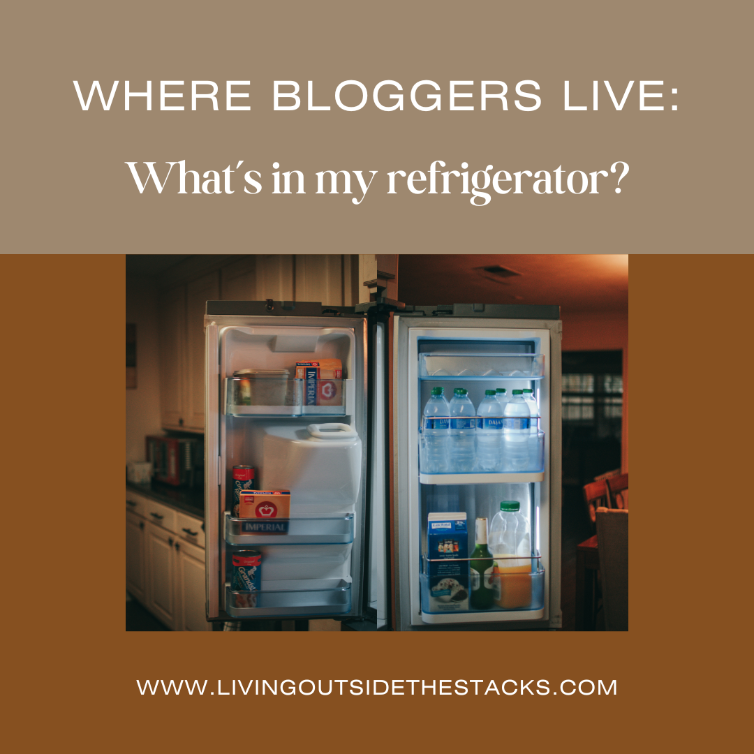 Where Bloggers Live Instagram {living outside the stacks} #RefrigeratorOrganization Follow @DaenelT on Instagram