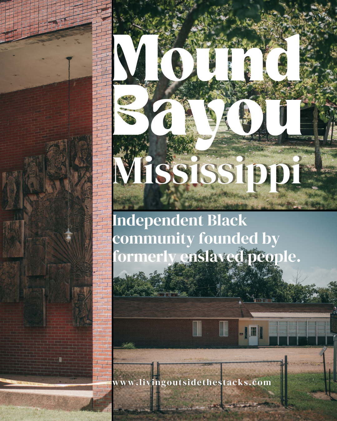 Mound Bayou Mississippi {living outside the stacks} #BlackHistory #HistoricallyBlackTown #LivingOutsideTheStacks #MoundBayouMississippi