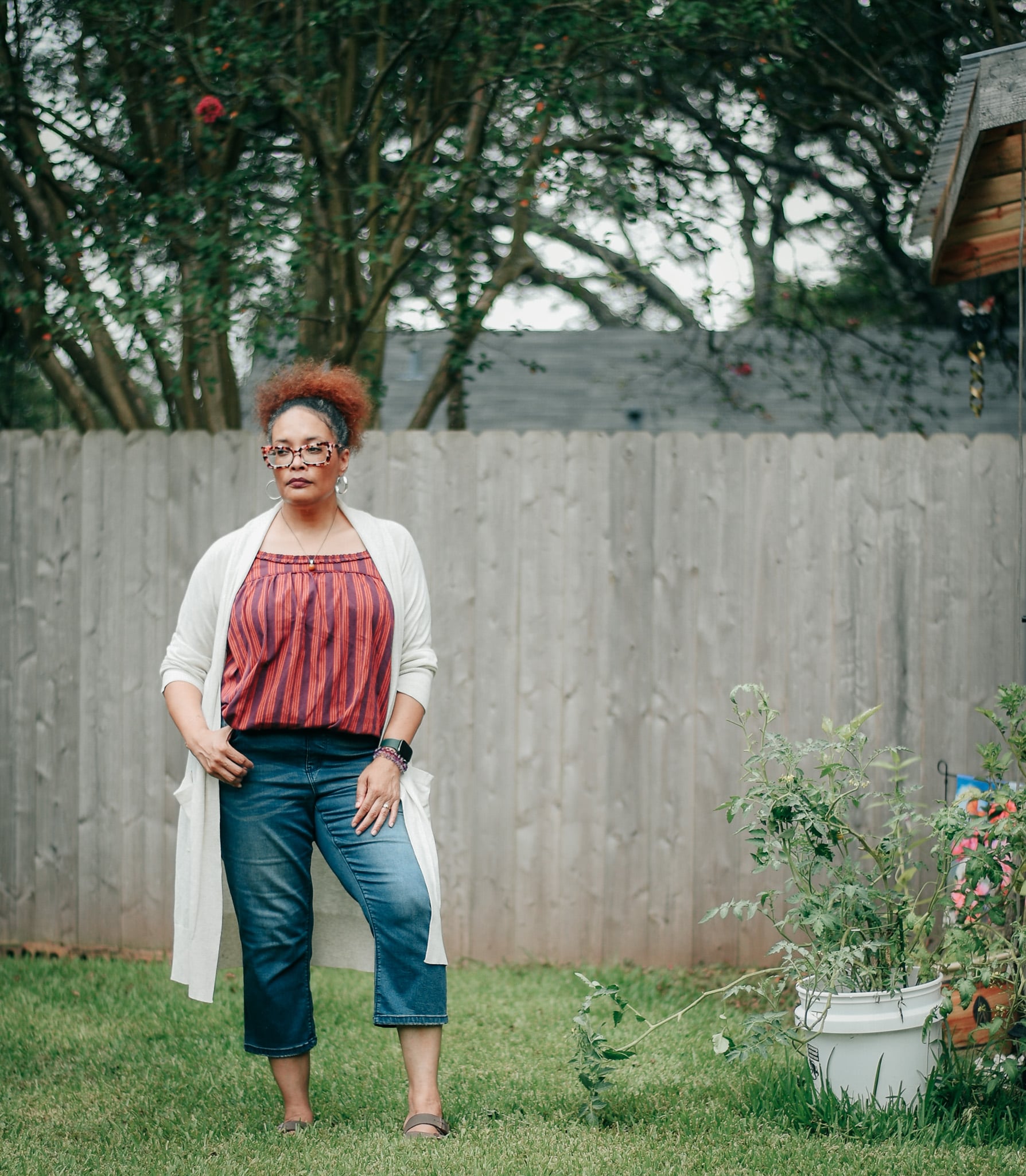 Felt Denim Silky Denim Capri Pull On Capri Pants {living outside the stacks} Follow @DaenelT on Instagram