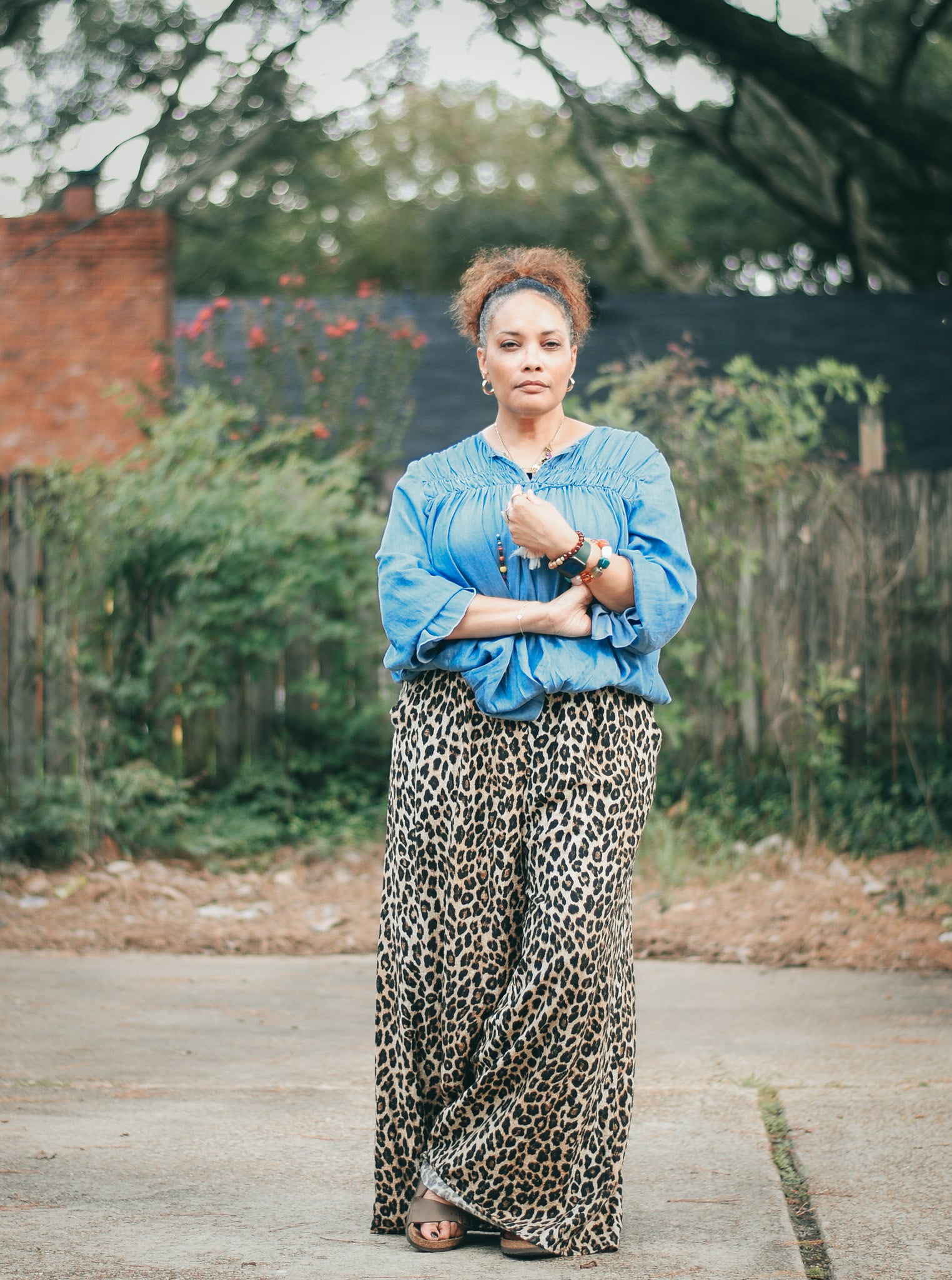 Felt Long Sleeve Boho Woven Top {living outside the stacks} Follow @DaenelT on Instagram